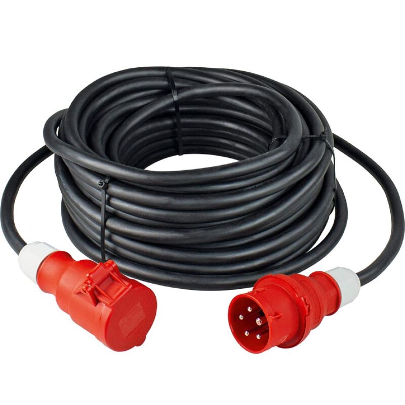 foto del prodotto 61305 61305 prolunga cee, 5 m, h07rn f 5g4, 400 v 32 a 5 poli, colore nero as schwabe