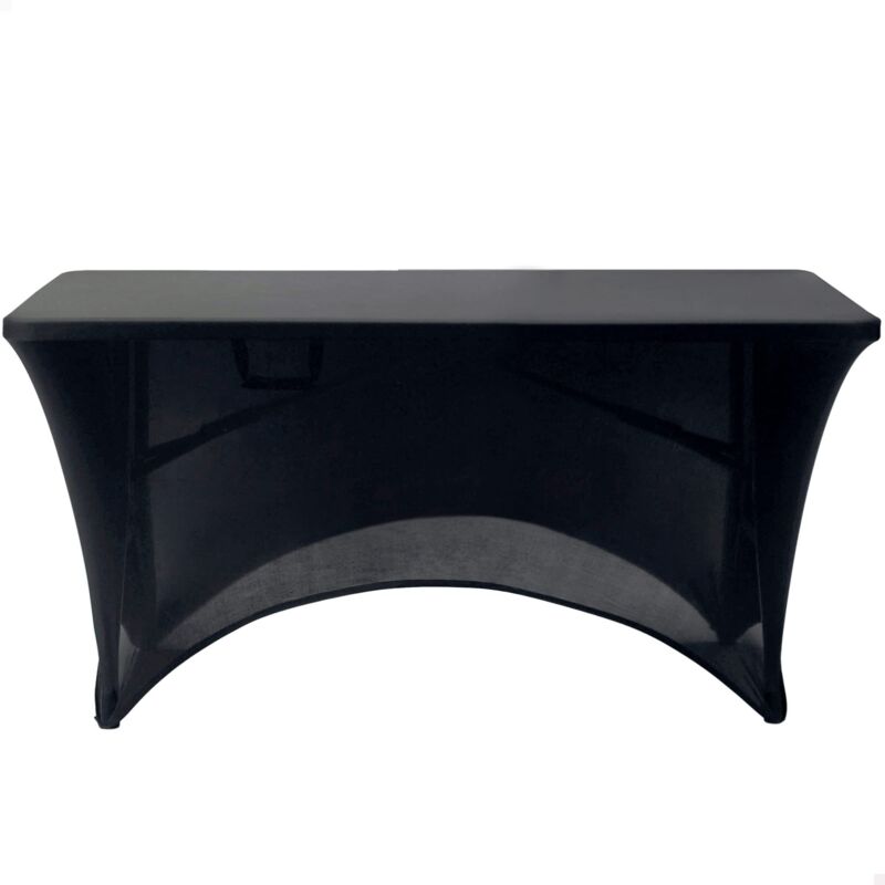foto del prodotto 61545 copertura tavolo da giardino impermeabile, protezione tavolo elastico 122 x 61 x 76 cm, copertura mobile giardino resistente con fissaggio di