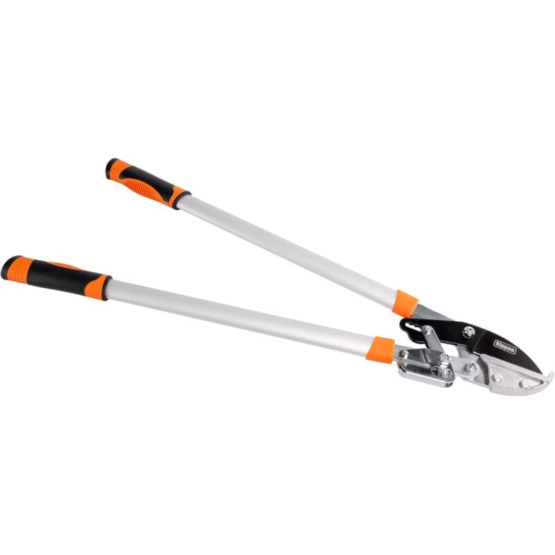 foto del prodotto 6171b - cesoie troncarami con meccanismo a cricchetto e tagliente a incudine. manici in alluminio pressofuso. - kippen