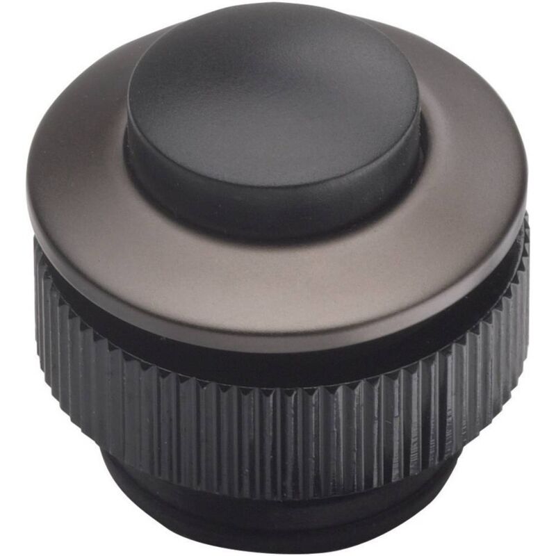 foto del prodotto 62013 tasto per campanello 1 parte antracite, nero 12 v 1,5 a grothe