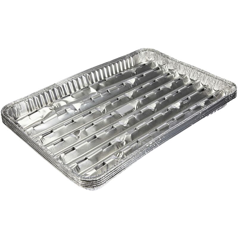 foto del prodotto 6281210 griglia in alluminio, argento, 34x23x2.5 cm papstar