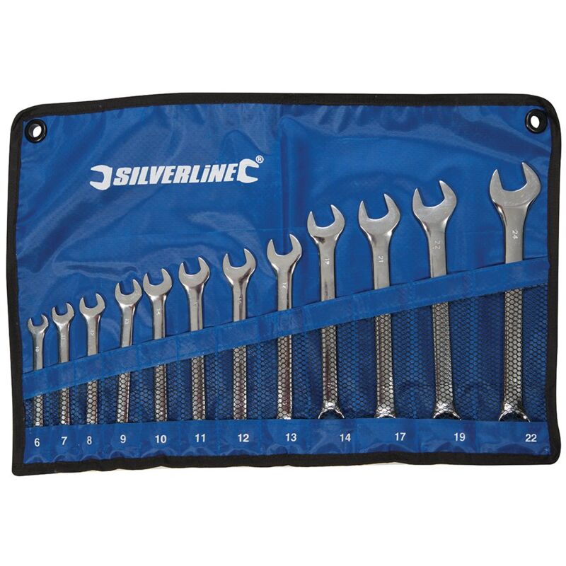 foto del prodotto 633799 set chiavi combinate, 12 pezzi silverline