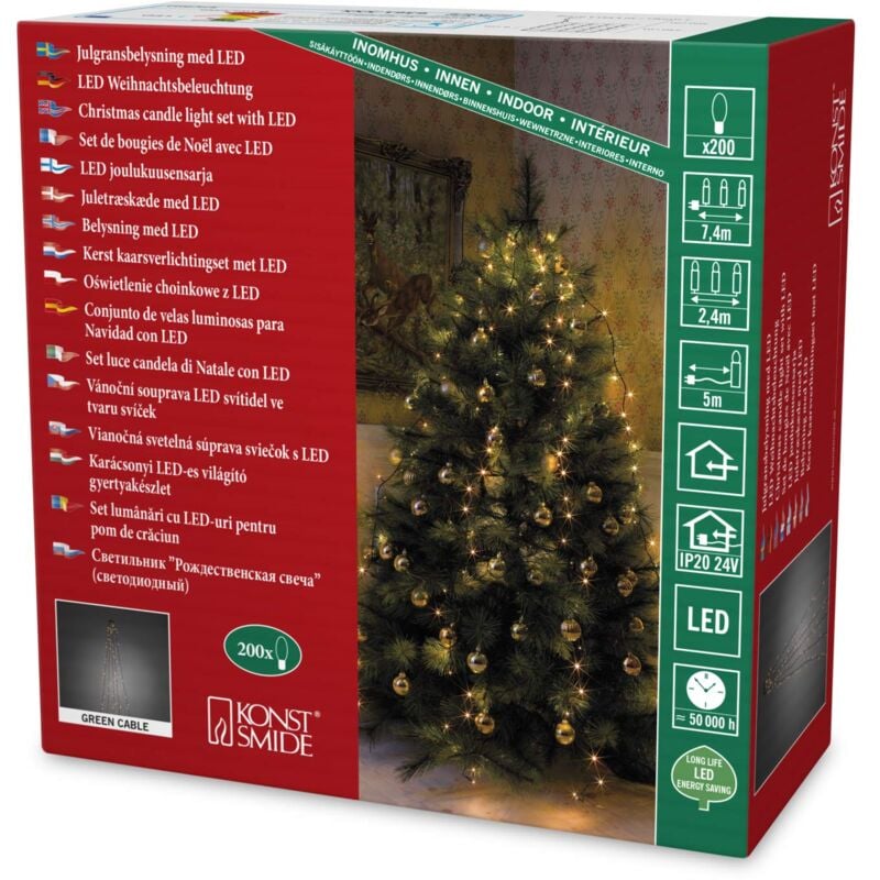 foto del prodotto 6361 820 adatto per uso interno 200lampada e led nero illuminazione decorativa konstsmide