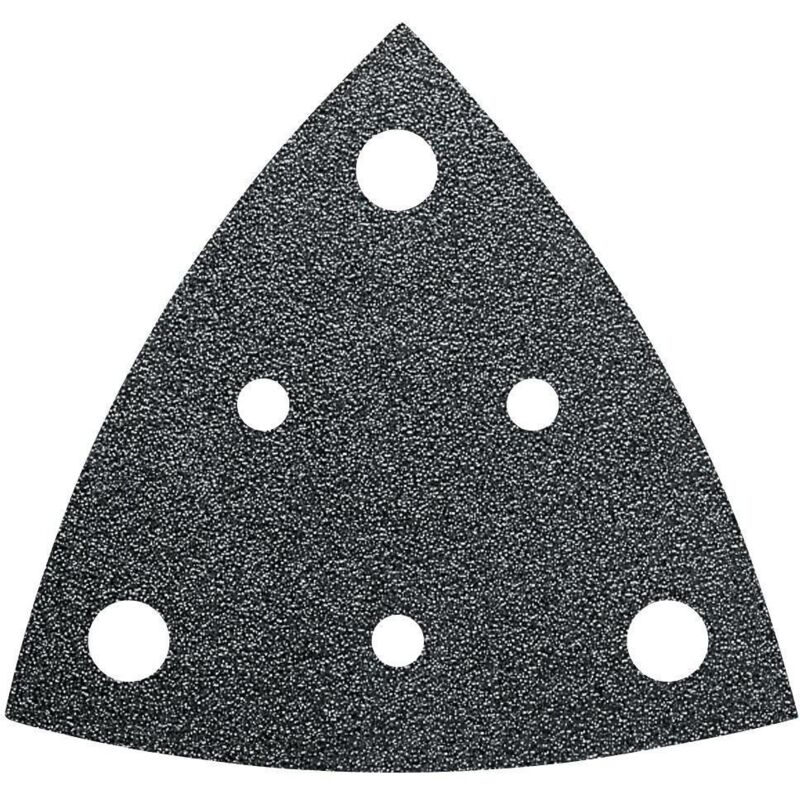 foto del prodotto 63717110043 carta abrasiva a delta a strappo, perforato dimensione dei grani 80 lato 80 mm 5 pz. - fein