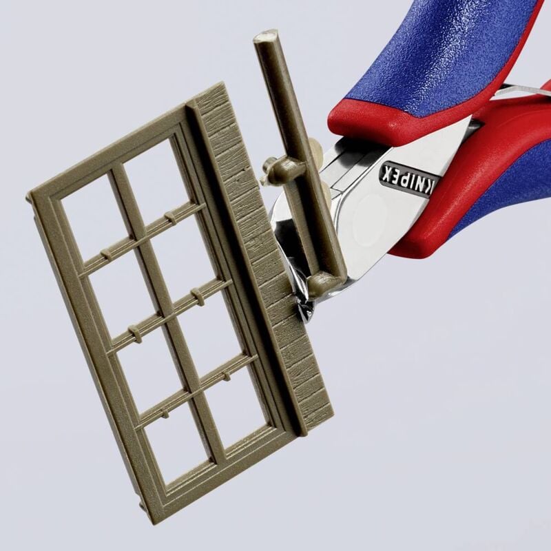 foto del prodotto 64 52 115 elettronica e meccanica di precisione tronchese per elettronica senza sfaccettature 115 mm knipex