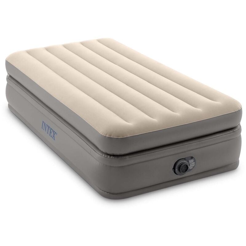 foto del prodotto 64162nd materasso gonfiabile dura beam prime comfort singolo, con pompa elettrica incorporata, pvc, multicolore, 99x191x51 cm intex