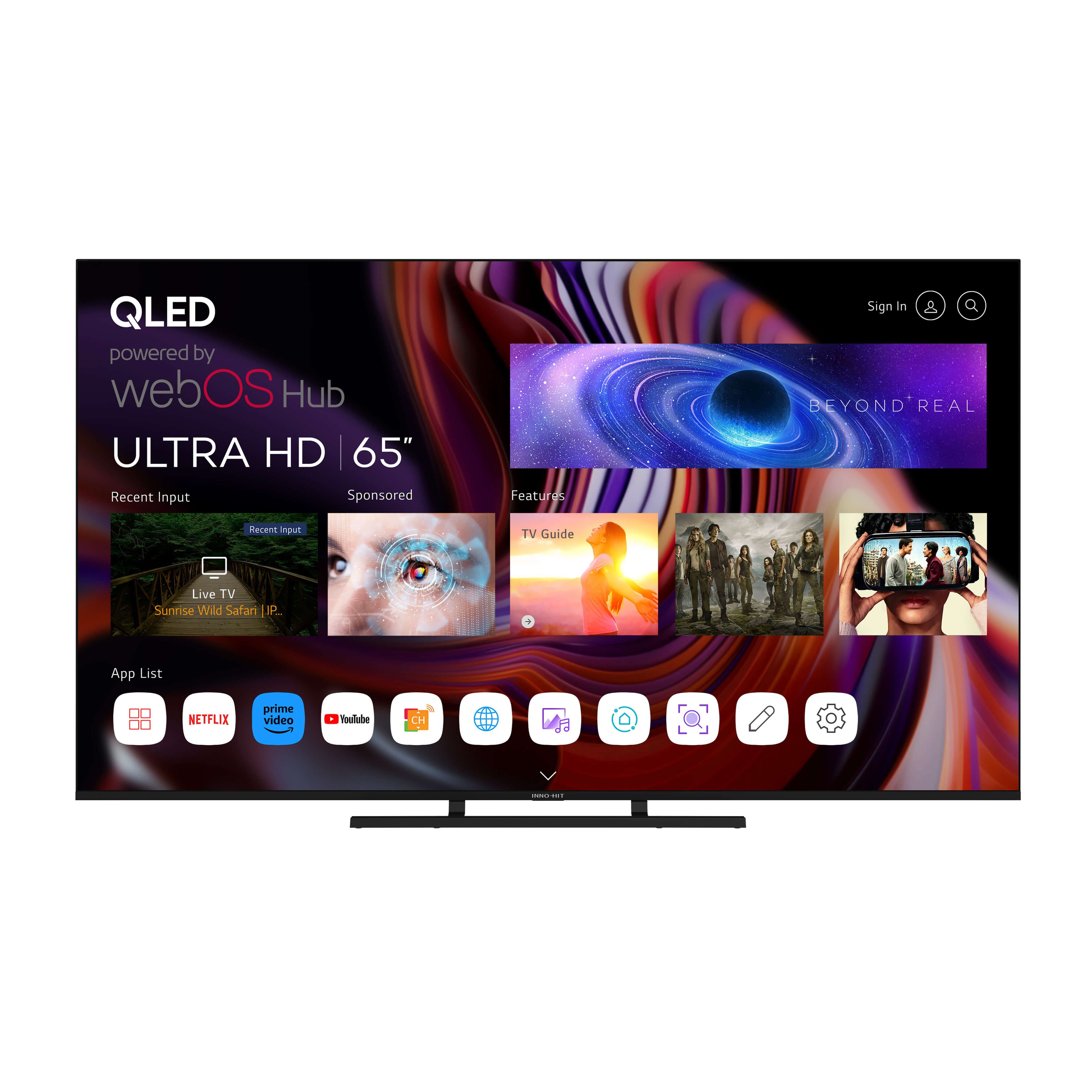 foto del prodotto 65 qled smart webos 4k uhd ih65uwql