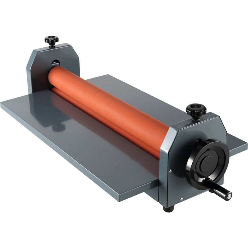 foto del prodotto 650mm laminatrice a freddo manuale plastificatrice a freddo manuale laminatore a freddo a 4 rulli gomma morbida e alla superficie liscia mophorn