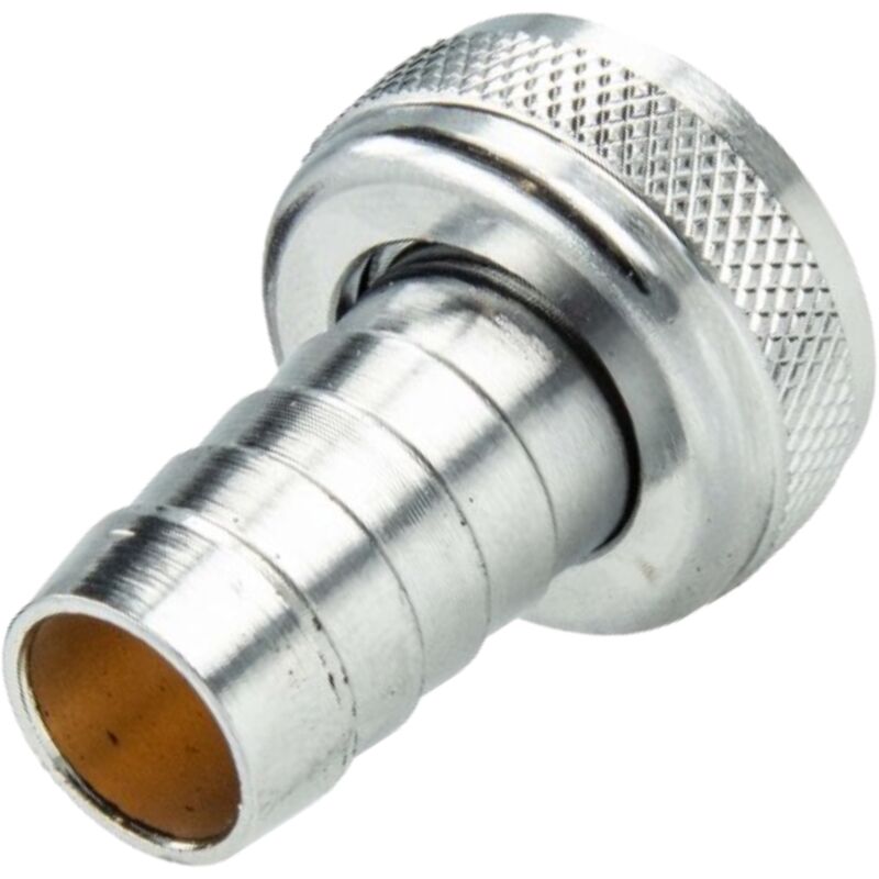 foto del prodotto 654110 raccordo portagomma m22x1 femmina per rubinetto giardino, connettore rubinetto pluriuso per tubo in gomma 1 2 diam14mm , girello portagomma