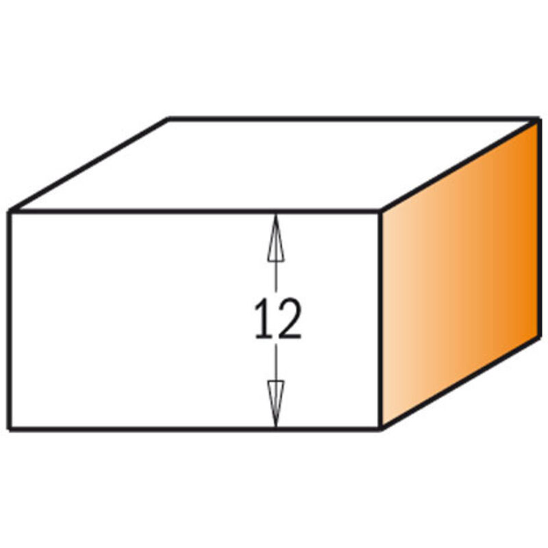 foto del prodotto 655.190.11 fresa tagli diritti c/colt.hw z2 s 8 d 19x12x45 dx