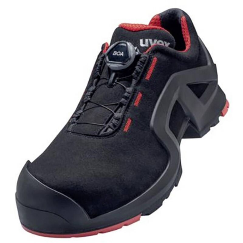 foto del prodotto 6567 6567244 scarpe di sicurezza s3 taglia delle scarpe eu 44 nero rosso 1 paio a uvex