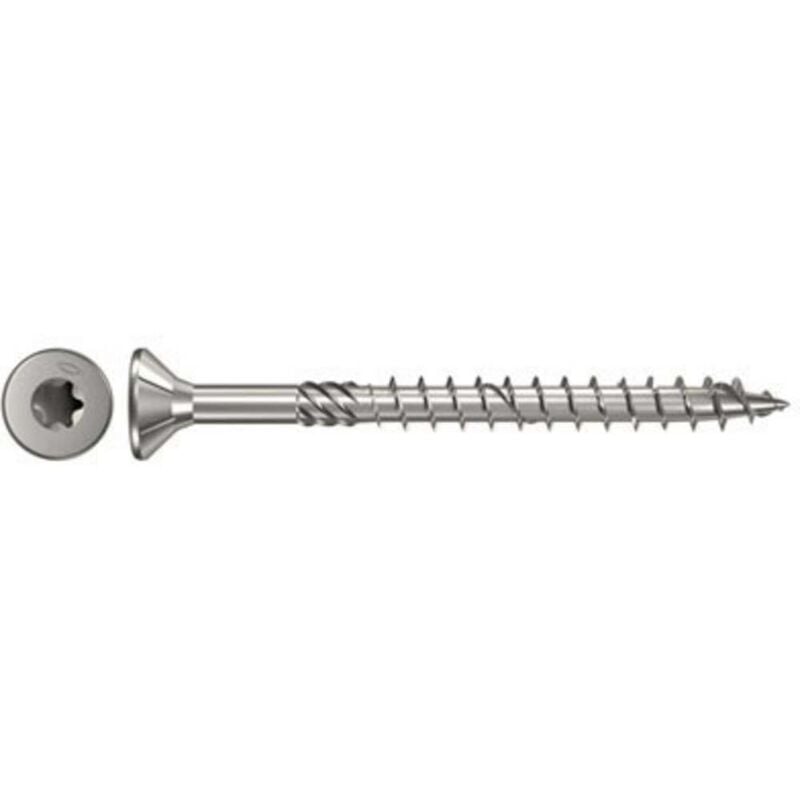 foto del prodotto 657088 vite da legno 5 mm 60 mm impronta t acciaio inox a2 100 pz. fischer
