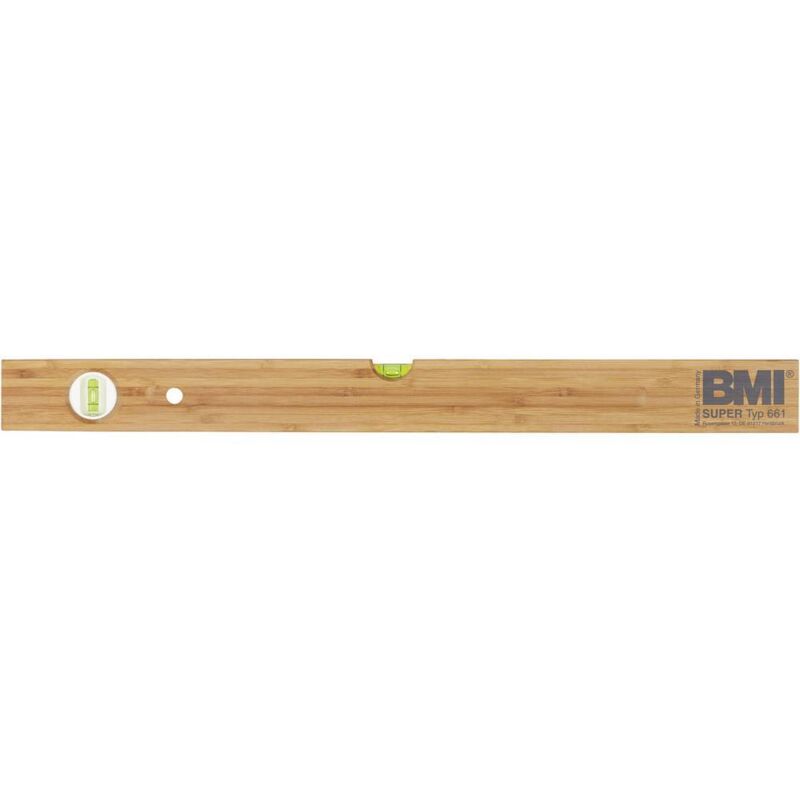 foto del prodotto 661100 livella a bolla in legno 1.0 mm/m - bmi