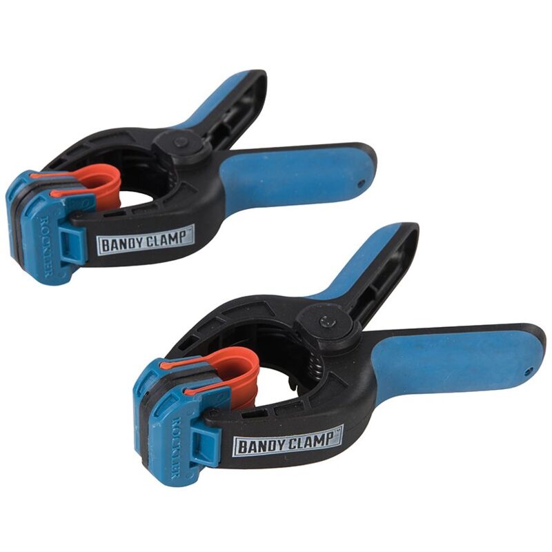foto del prodotto 662680 pinza di fissaggio, blu, 2 pezzi rockler