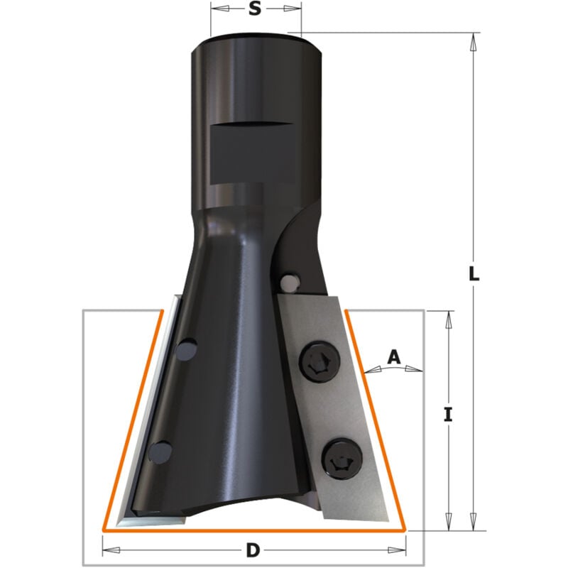 foto del prodotto 663.999.01 cuneo serraggio coltello 38x6x12mm 663 201 