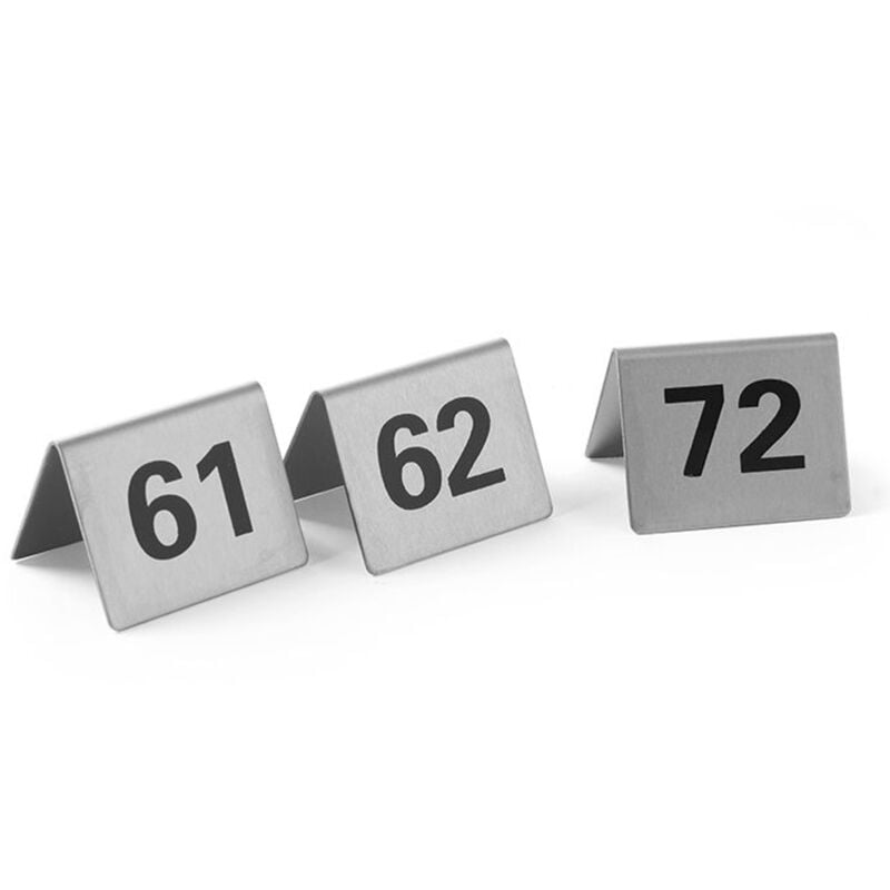 foto del prodotto 663899 targhette numerazione tavoli hendi
