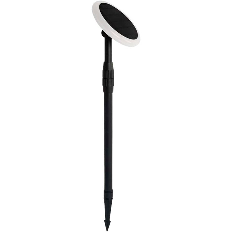foto del prodotto 6667 vt 943 lampada solare da giardino led monocolore 3.00 w bianco, nero v tac