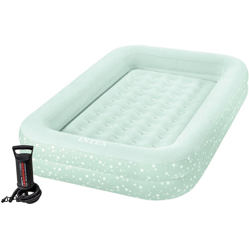 foto del prodotto 66810 materasso baby gonfiabile casa e viaggio 107x168x25 cm pompa manuale - intex