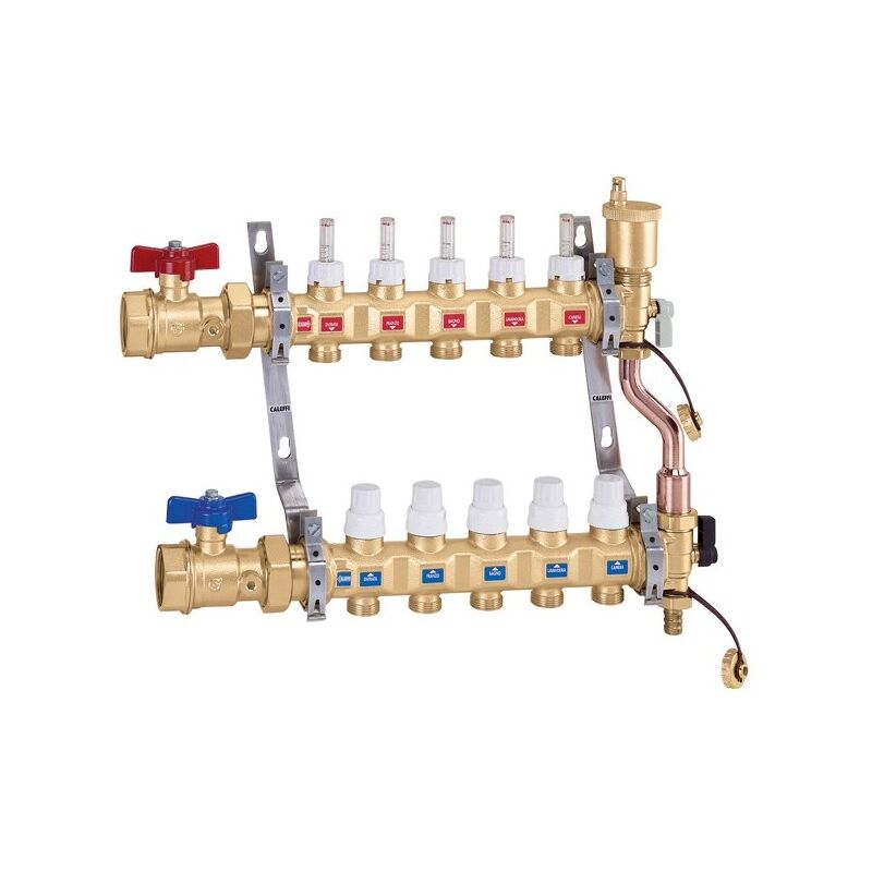 foto del prodotto 668s1 collettore premontato diam.1 4 derivazioni diam.3 4 6686d5s1 caleffi