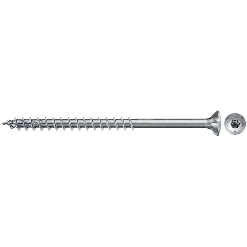 foto del prodotto 670479 viti power fast ii fpf ctp 6,0x50 per legno o truciolare, filetto parziale, torx, testa svasata piana, zincatura bianca 200 pz. , blu