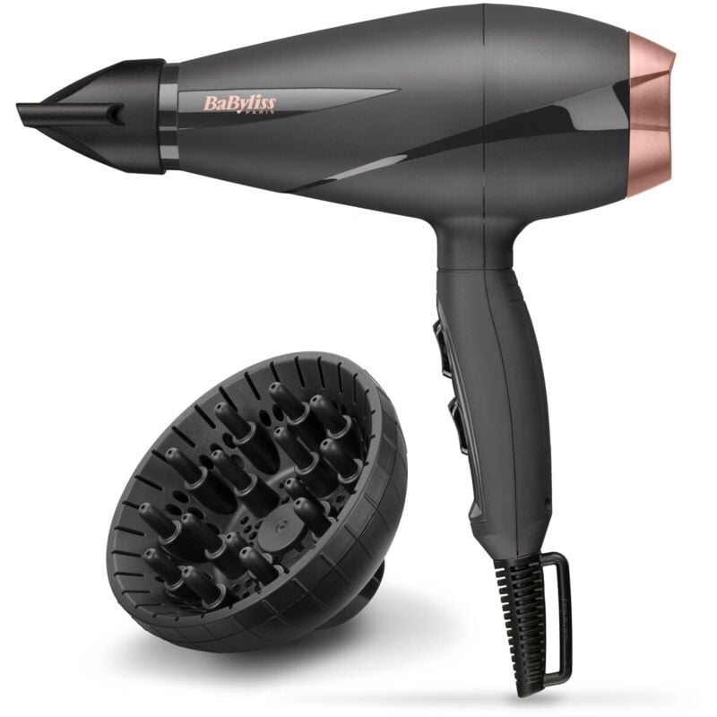 foto del prodotto 6709de - asciugacapelli smooth pro 2100w - 2 temperature 2 velocità - 106 km h di velocità dell'aria - pulsante aria fredda - babyliss