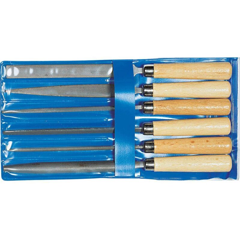 foto del prodotto 6771910 8728 serie di lime per meccanica, 6 pezzi 1 kit gedore