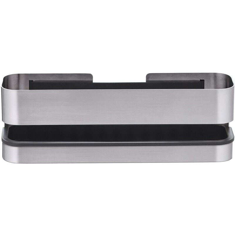 foto del prodotto 68941, cestino per doccia, opaco, in acciaio inox, nero blomus