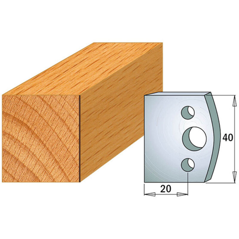 foto del prodotto 690.000 coppia coltelli sp 40x4mm tagliente diritto h20 