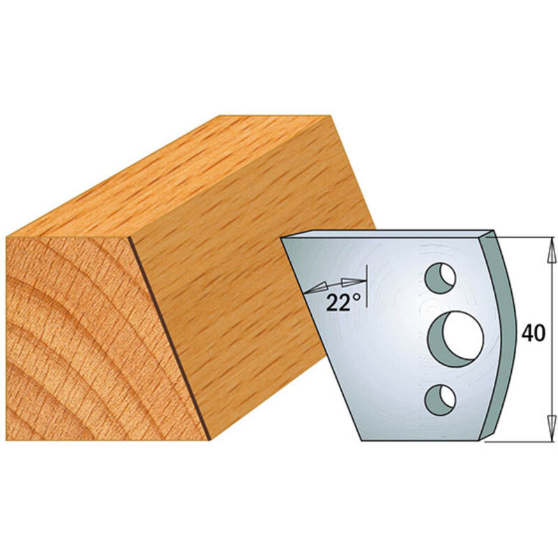 foto del prodotto 690.001 coppia coltelli sp 40x4mm per smussare 22 