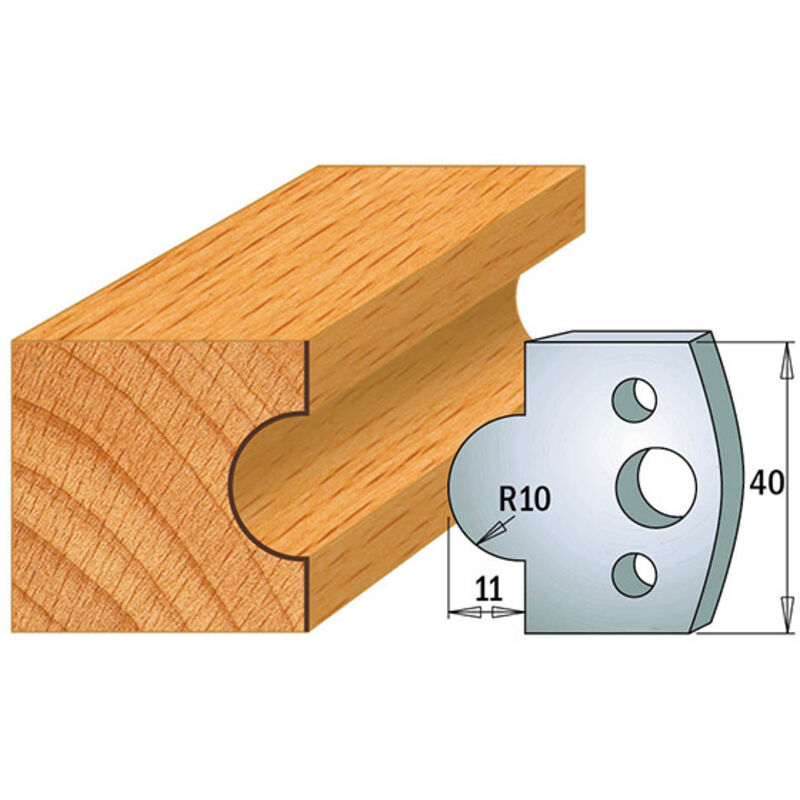 foto del prodotto 690.014 coppia coltelli sp 40x4mm con raggio convesso r10mm