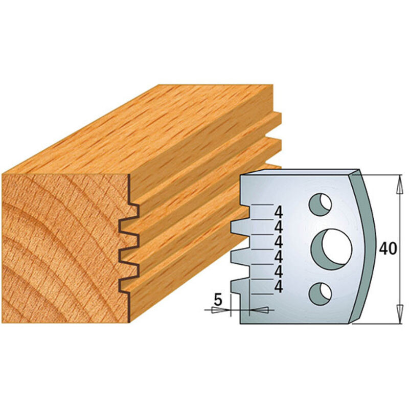 foto del prodotto 690.076 coppia coltelli sp 40x4mm per giunzioni parallele 6x4mm