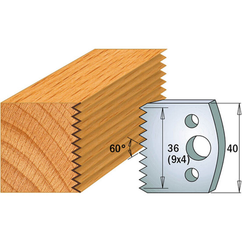 foto del prodotto 690.117 coppia coltelli sp 40x4mm per giunzioni parallele 60 