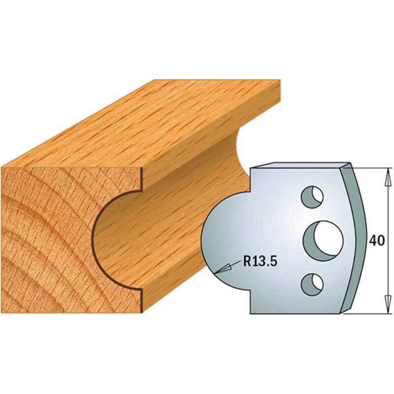 foto del prodotto 690.118 coppia coltelli sp 40x4mm con raggi convessi r13.5mm