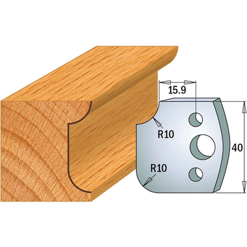 foto del prodotto 690.175 coppia coltelli sp 40x4mm con raggi concavi convessi r10mm