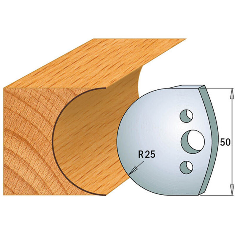 foto del prodotto 690.543 coppia coltelli sp 50x4mm r25