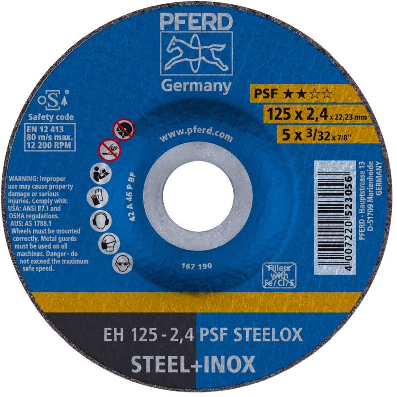 foto del prodotto 69198292 disco da taglio steelox universal line psf pferd