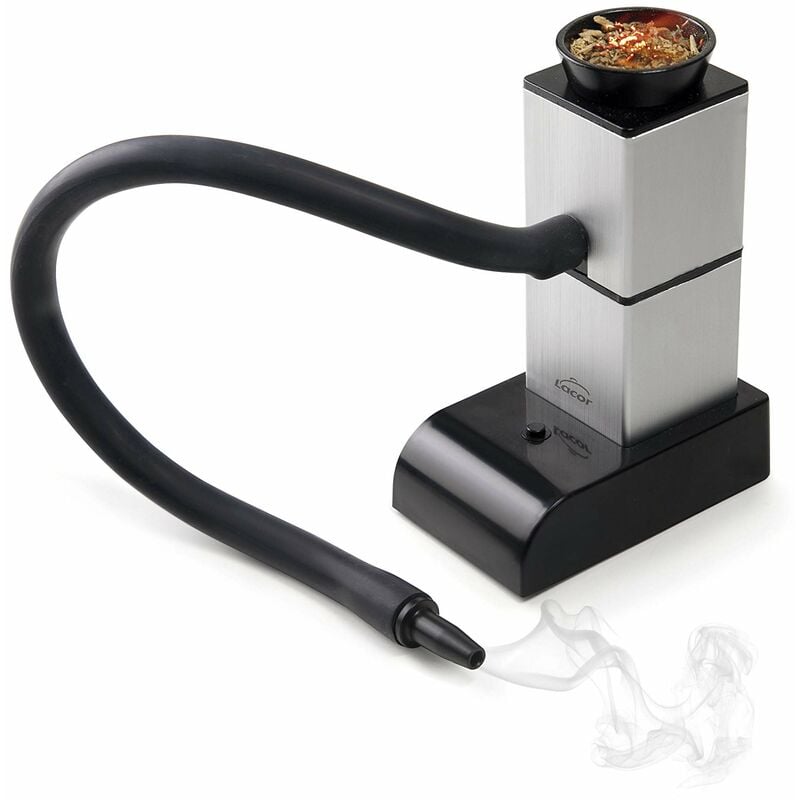 foto del prodotto 69221 magic food smoker, pistola fumante, fumatore di cucina, include filtri sostitutivi e borsa di olive, ideale per fumare e aromatizzarsi lacor