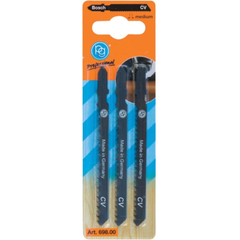 foto del prodotto 699.00 3 lame per seghetto alternativo per legno denti fini 60 mm poggi