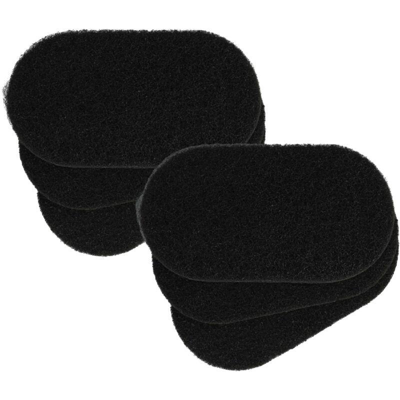 foto del prodotto 6x filtro a carboni attivi compatibile con seb fr4000, fr402, fr402100 12a, fr401, fr401900 12, fryn twist friggitrice 6,5 x 9,1 x 0,9 cm vhbw