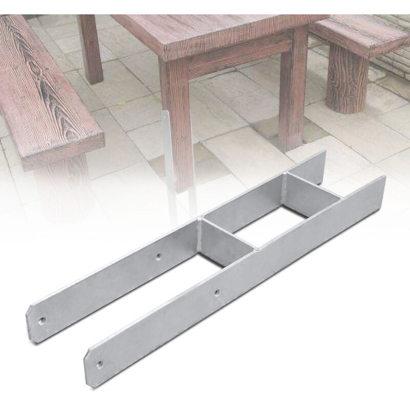 foto del prodotto 6x h anchor post support carport post anchor zincato a caldo durevole 101mm randaco