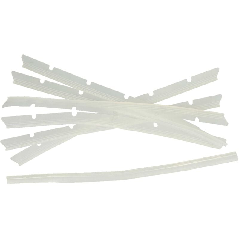foto del prodotto 6x lamine in gomma compatibile con neato botvac 85, 80 aspirapolvere, robot aspiratore - set di lamelle incl. tergivetro, trasparente - vhbw