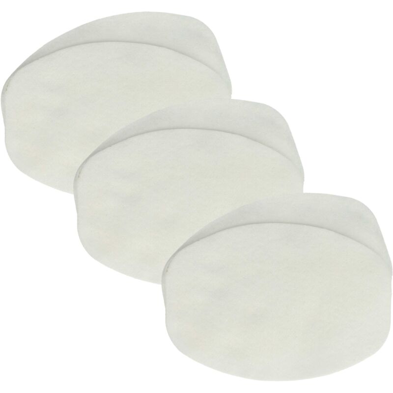 foto del prodotto 6x microfiltro igienico sostituisce nilfisk 11693700, 11641000 per aspirapolvere filtro dell aria bianco vhbw