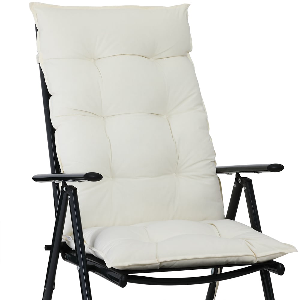 foto del prodotto 6x supporti per schienale alto crema 122 x 48 x 8 cm