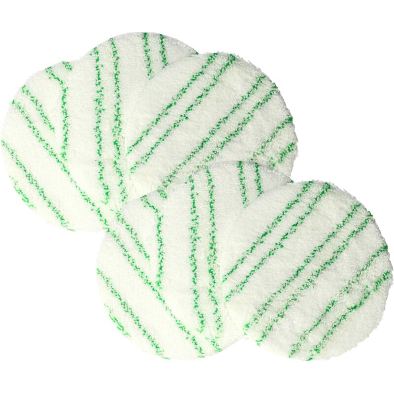foto del prodotto 6x tampone lucidante sostituisce k rcher 2.863 197.0 per spazzola aspirante set di dischi lucidanti per laminato verde bianco vhbw