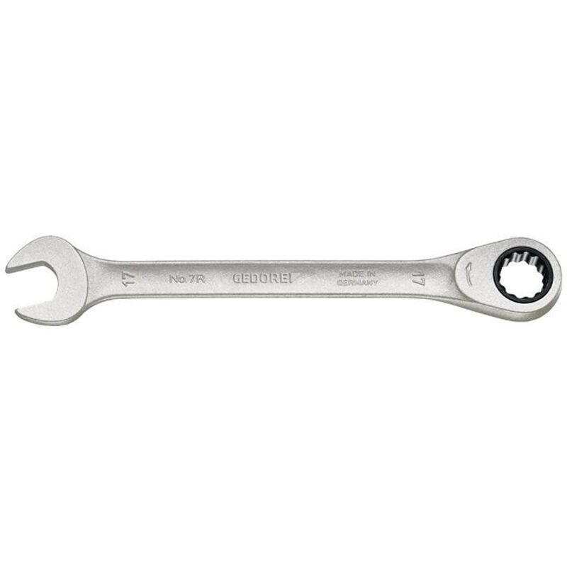 foto del prodotto 7 r 27 chiave a forchetta con cricchetto ad anello profilo ud 27 mm