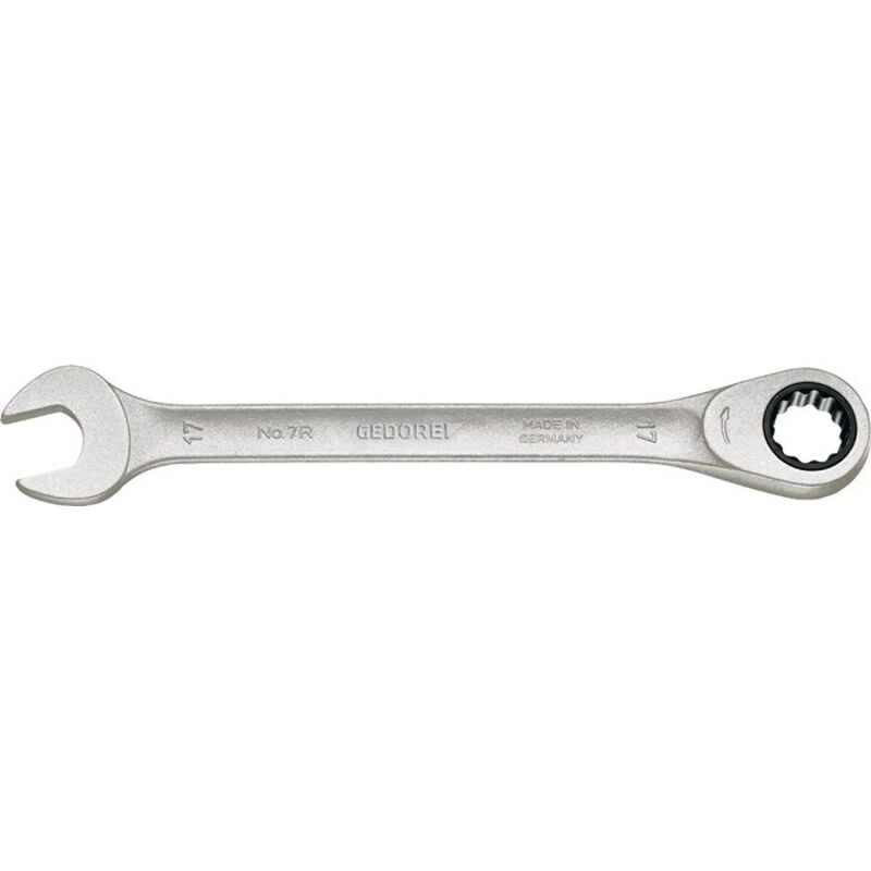 foto del prodotto 7 r 9 chiave a forchetta con cricchetto ad anello profilo ud 9 mm