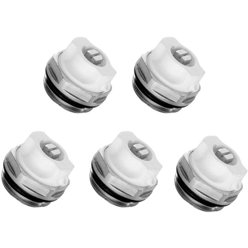 foto del prodotto 7046005 valvola di sicurezza di sfiato manuale per termosifone, scarico sfogo aria radiatore riscaldamento 1 2 , valvola di sicurezza per caloriferi