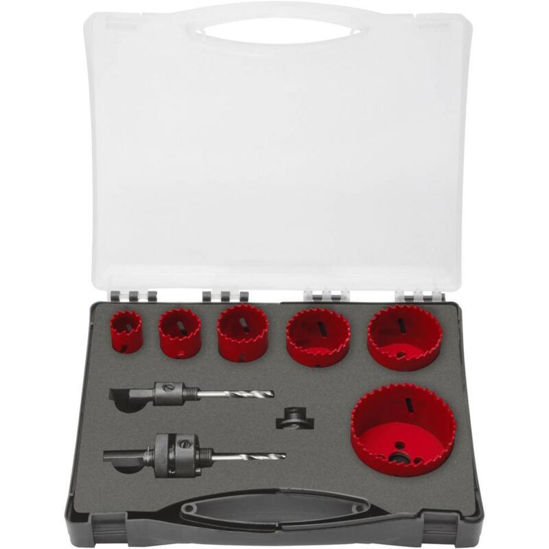 foto del prodotto 70604 kit seghe a tazza 9 parti 1 kit exact