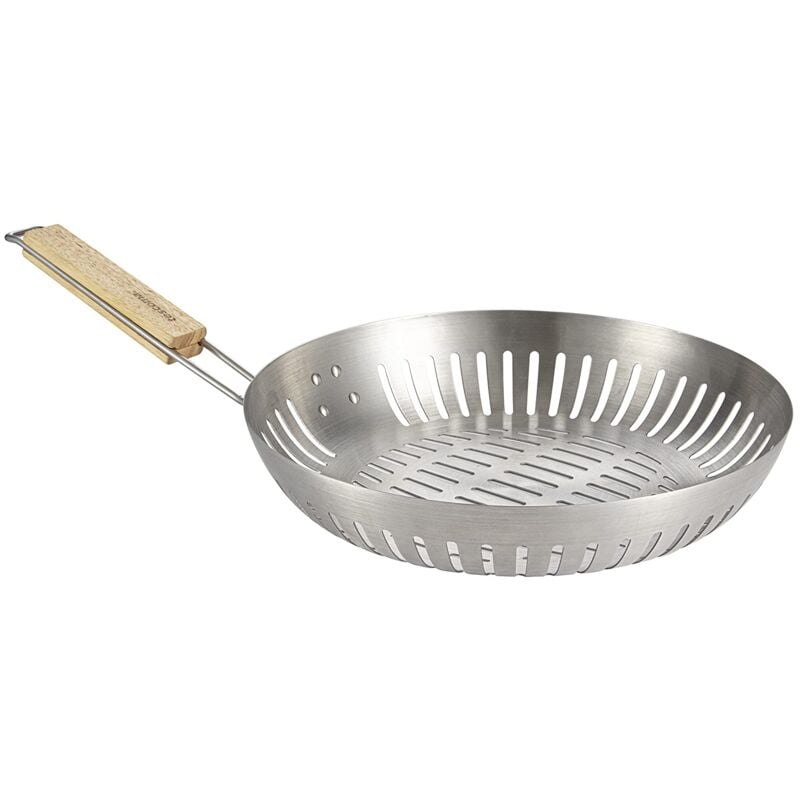 foto del prodotto 707424 padella per caldarroste e barbecue, 28 cm, linea privilege tescoma
