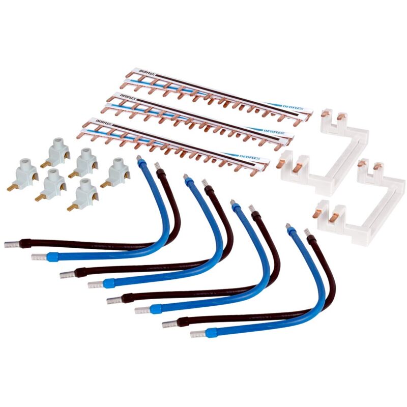 foto del prodotto 707748 - kit di cablaggio a 3 file per quadro elettrico - debflex